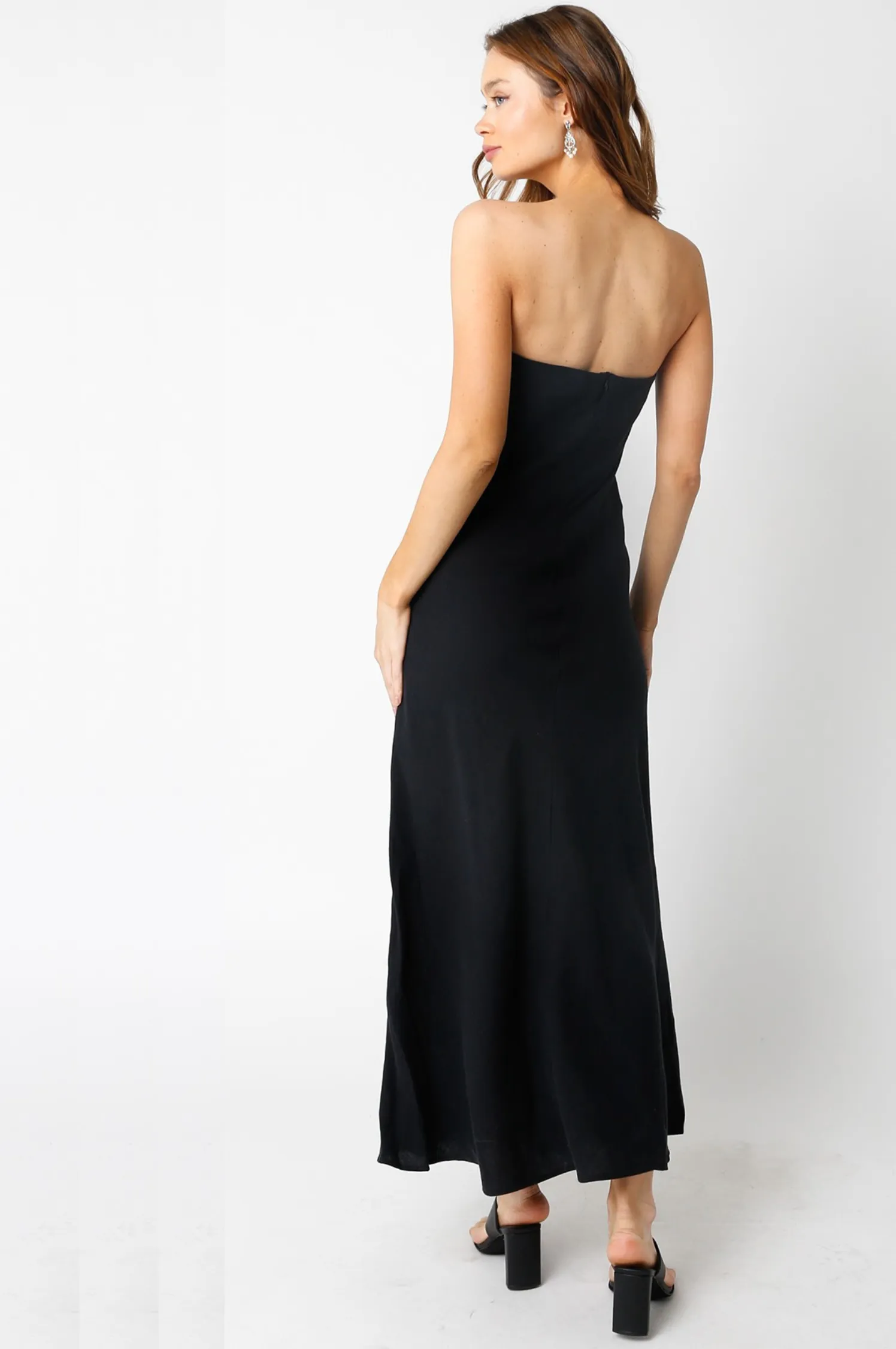 Ella Linen Maxi Dress
