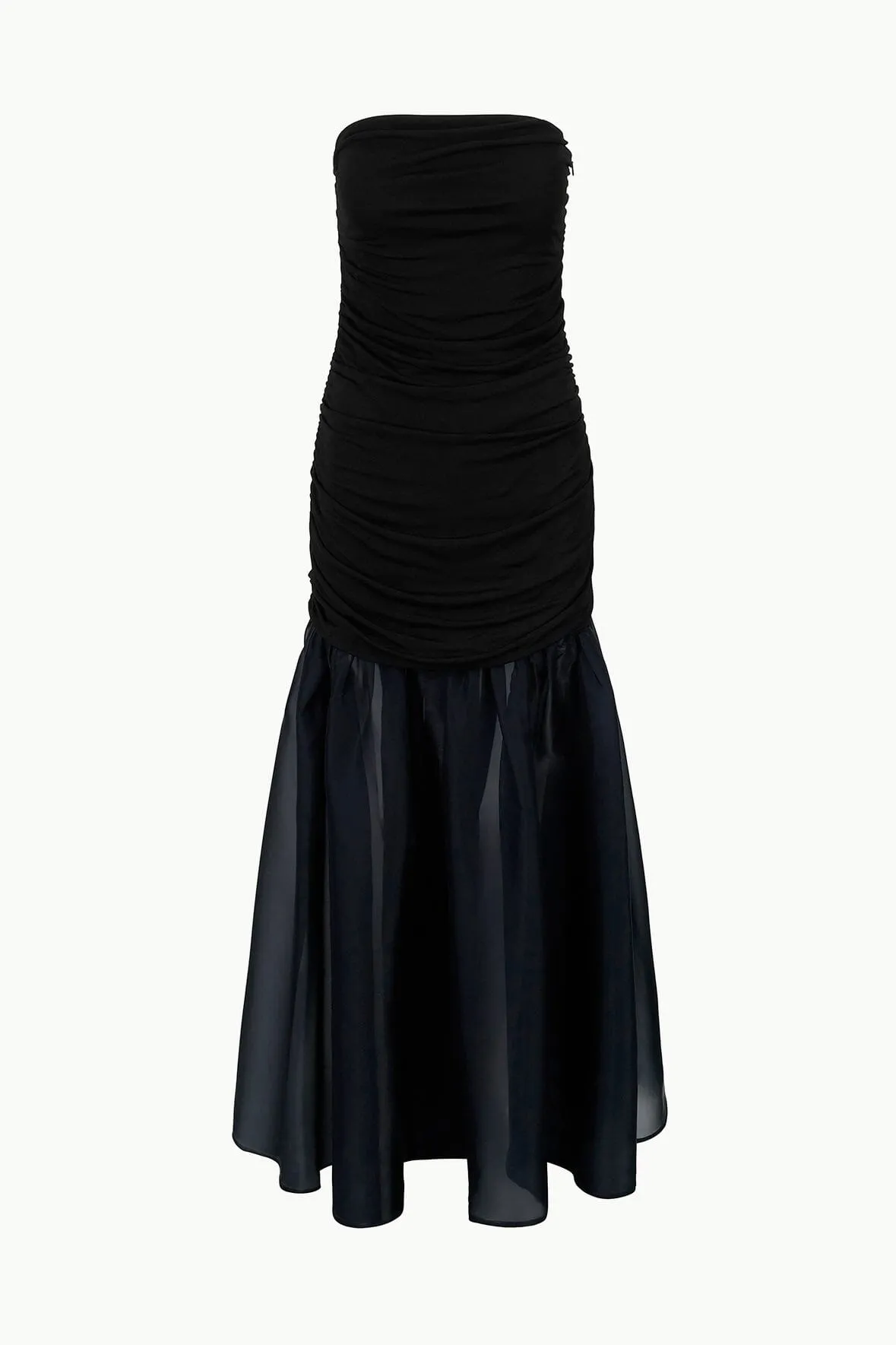 LIYA DRESS | BLACK NAVY