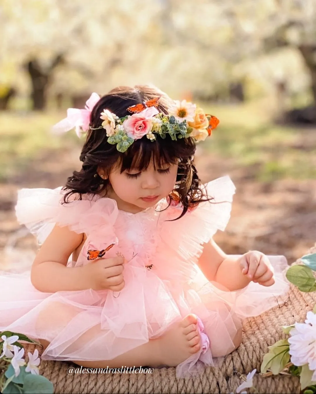 Monarch Butterfly Whimsical Romper