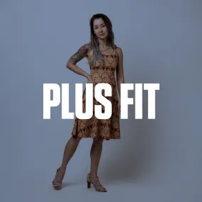 The Fencer's Damask Skater Dress 2.0, Plus Fit